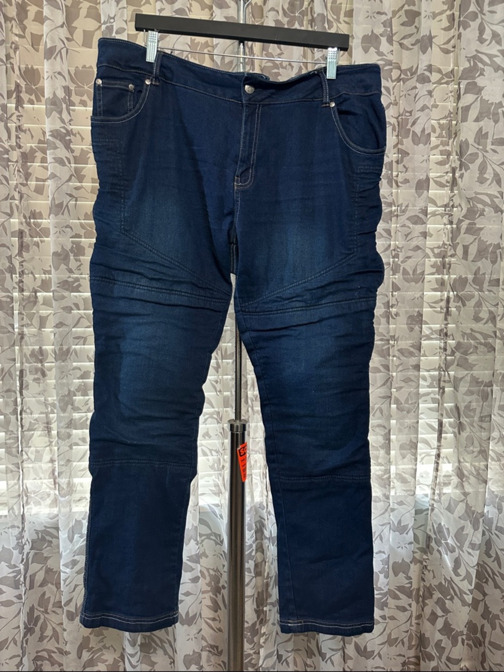 Bill-it riding Dark Blue Stretch Denim Jeans